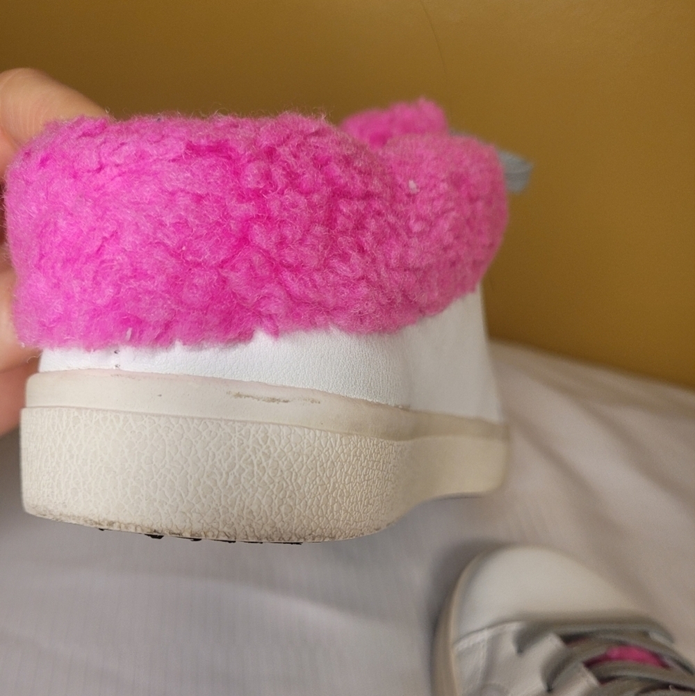Steve Madden Polaris White and Pink Shoes sz 9.5 - Picture 10 of 11